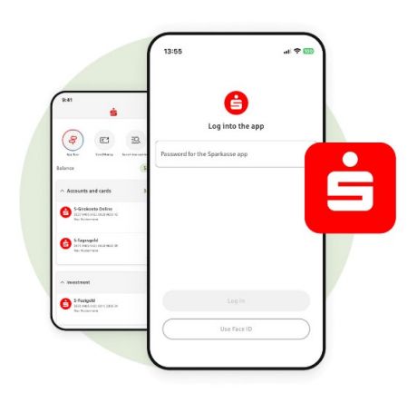 Restore access data in the App Sparkasse